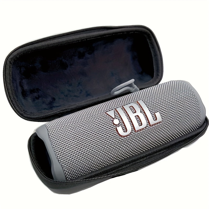 1 Piece JBL Flip 3 4 5 6 EVA Speaker Case Shockproof Hard Shell Travel Bag with Handle Portable Outdoor Storage for Wireless Speakers Black Mesh Design - Primeshoppers