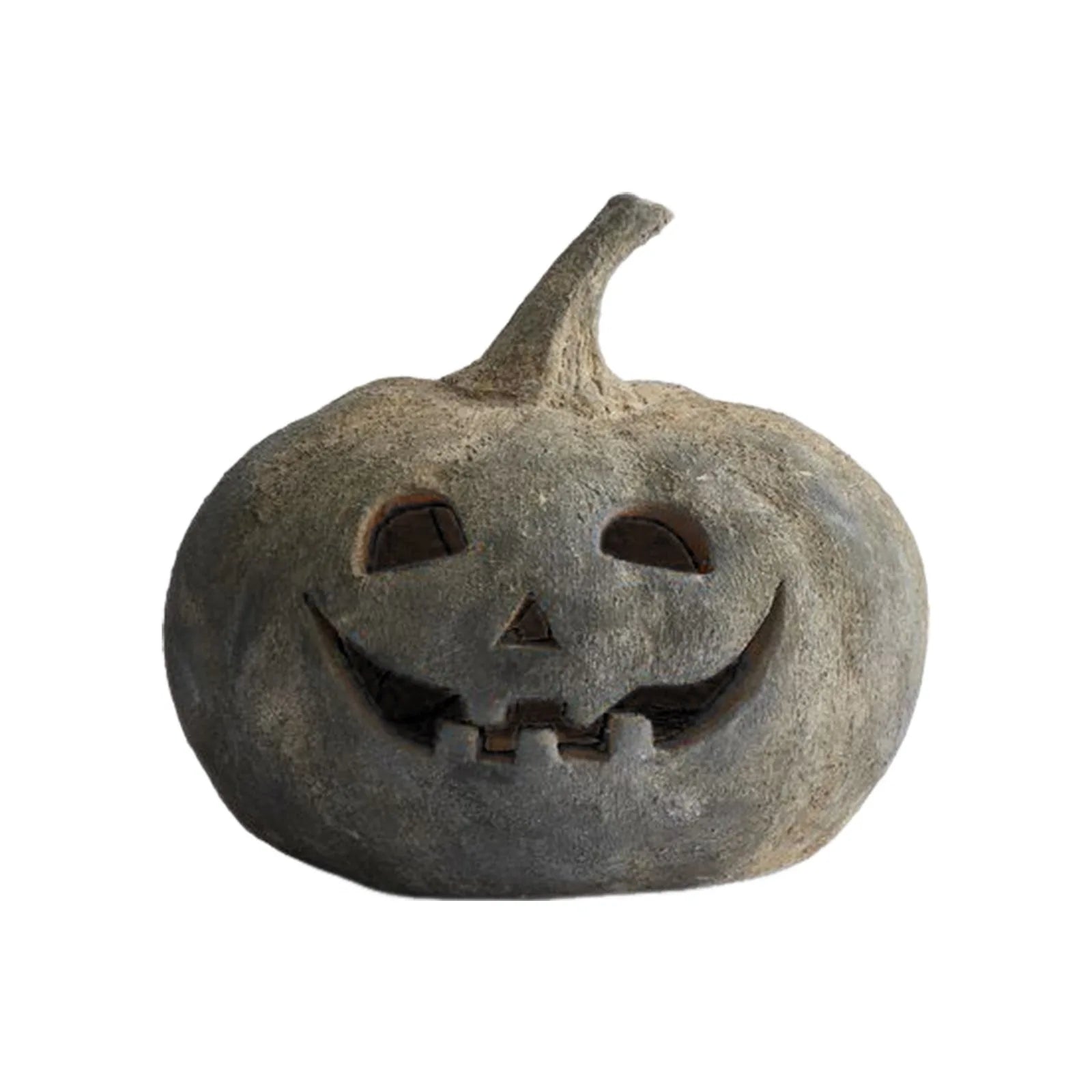 Halloween Jack-O-Lantern Decoration Handmade Kiln Fired Pumpkin Ornaments Resin Pumpkin Statue Halloween Decoration Party Props