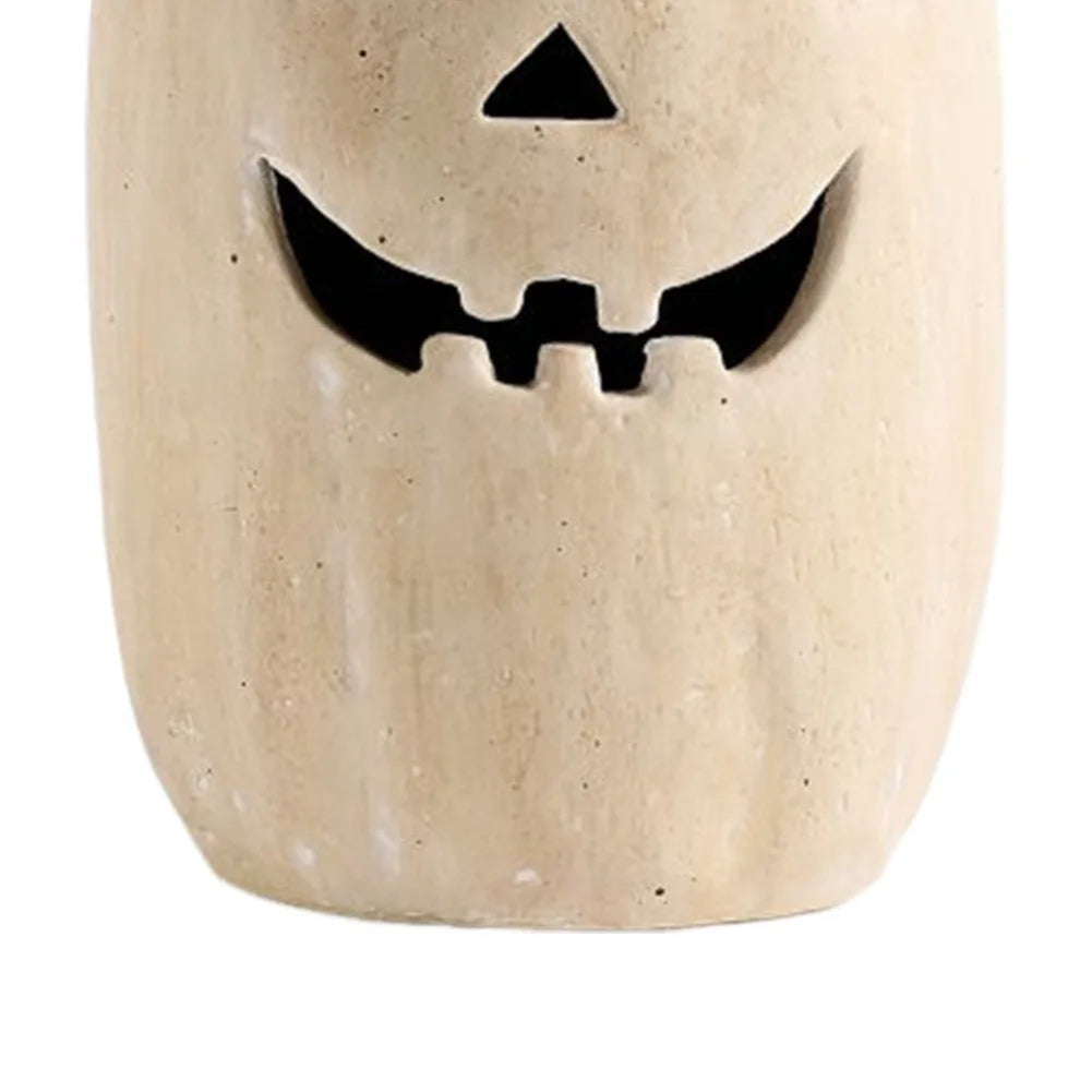 Halloween Jack-O-Lantern Decoration Handmade Kiln Fired Pumpkin Ornaments Resin Pumpkin Statue Halloween Decoration Party Props