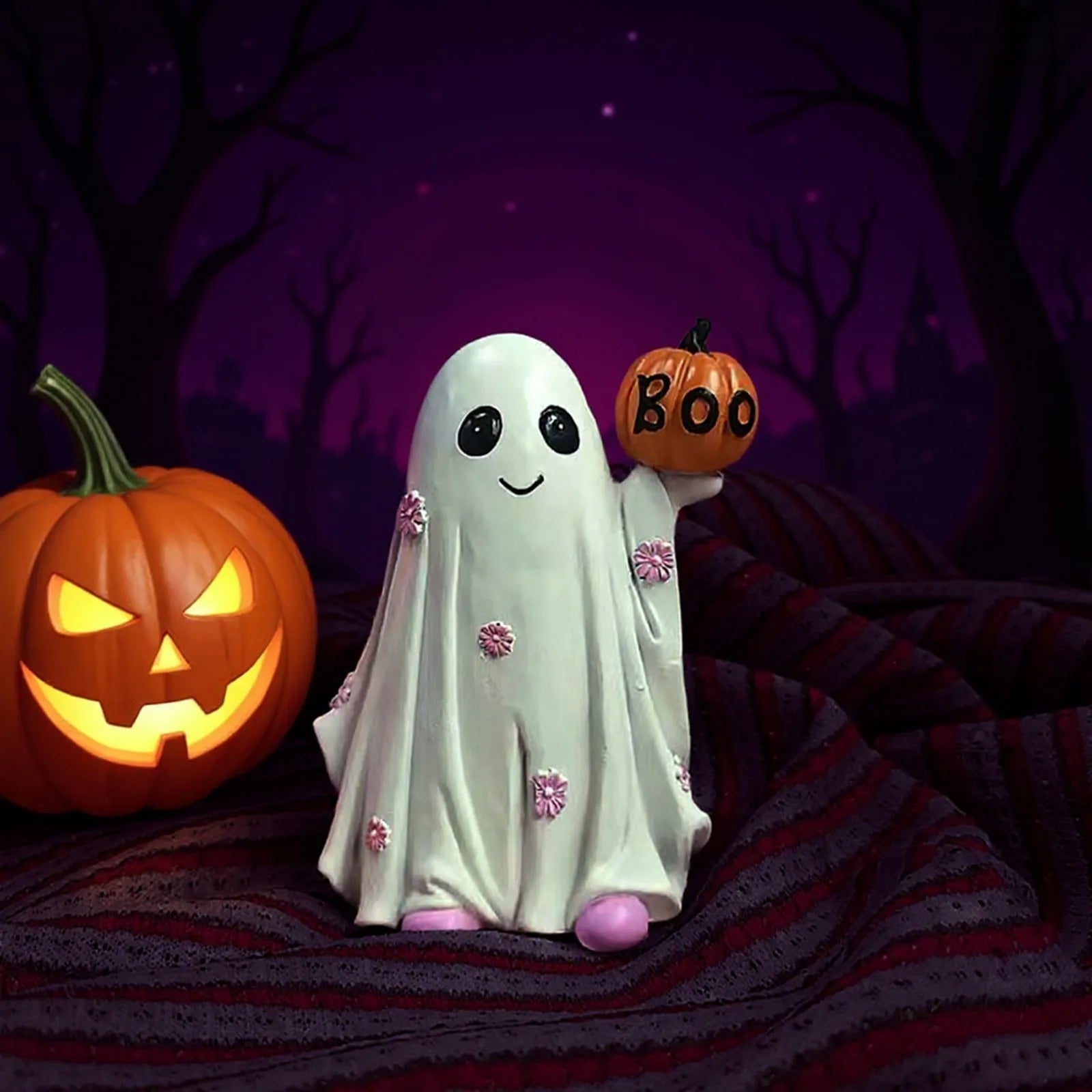 2025 New Light Luxury Style Home Living Room Resin Crafts Halloween Decorations Cute Desktop Ornaments Halloween Decoration