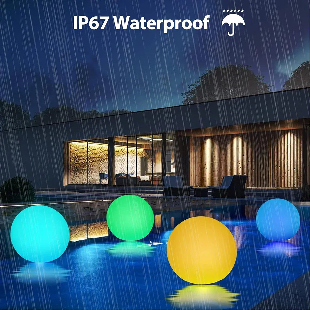 Solar Light Round Mood Lights Lamp Waterproof IP67 Lamps 16 Multicolor LED Outdoor Camp For Party Festival Garden Yard Outside