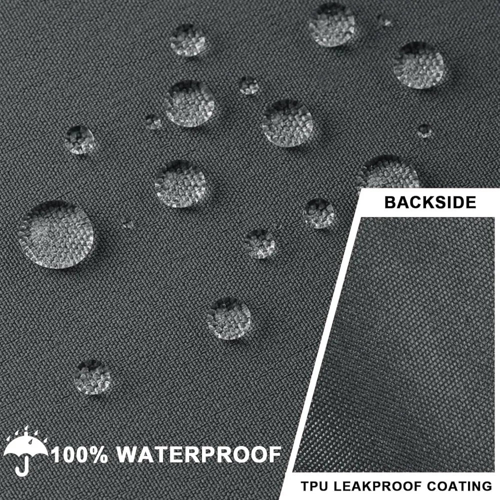 100% Waterproof Cushions Covers for Patio Outdoor Furniture, Sofa Cushion Covers with Zipper for 6-Seat Rattan Wicker Sectional - Primeshoppers