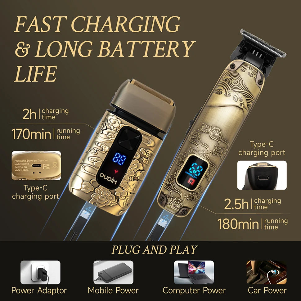 Foil Shavers for Men with Head Shaving and Grooming Kit - Primeshoppers