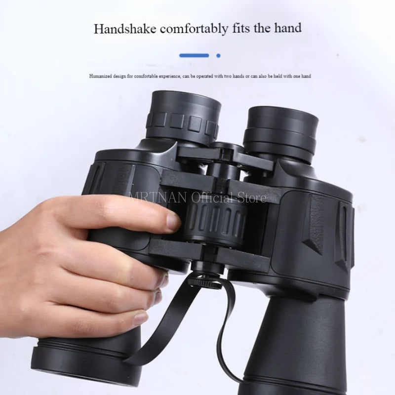 50000M 20X50 Zoom HD BAK4-Prism Powerful Binoculars Long Range Professional Telescope For Outdoor Camping Travel