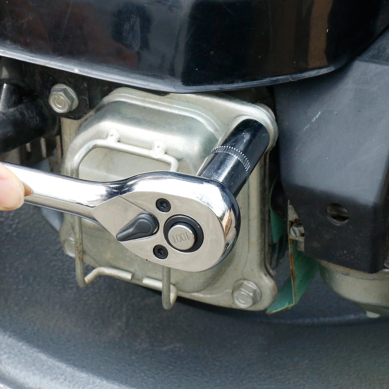 100T 1/4 3/8 1/2 100 Teeth Quick Rachet Socket Wrench - Primeshoppers